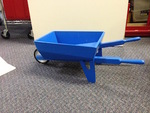 Wheelbarrow Blue