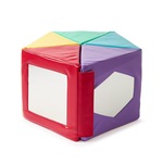 Mirrored Vinyl Hexagon 