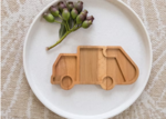 Wooden Garbage Truck Sensory Tray