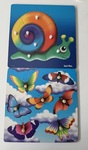 Tuzzle Pack - snail, butterfly 