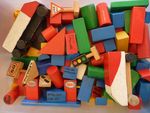 Wooden Trucks, Blocks & Mat