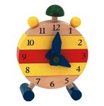 Wooden Building Clock