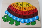 Turtle Number/Alphabet Puzzle