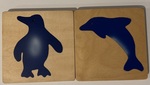 Penguin and Dolphin Inset Puzzles