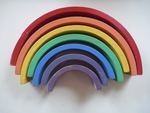 Wooden Rainbow Puzzle