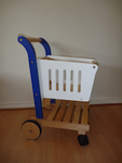 Wooden Shopping Trolley