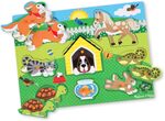 Wooden Peg Puzzle - Pets