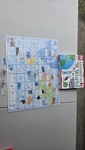 Around the World Picture-Map Board Game
