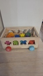 Wooden  shapes car sorter 