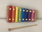 Wooden rainbow xylophone