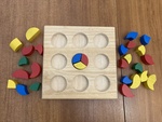 Wooden Circle Geometric Puzzle