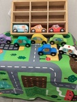 Wooden Cars with Mat