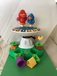 Musical Bird Bath with Shapes