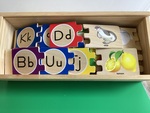 ABC Letter and Picture Match Puzzle 