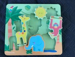 wooden jungle puzzle