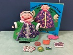 There Was An Old Lady Who Swallowed a Fly Book and Puppets