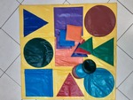 Shape matching mat & shapes