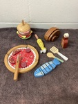 Wooden meal set 