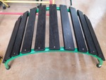 Green Curved Walkboard Climbing frame