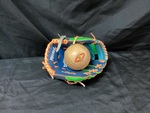 Tee Ball Glove And Ball