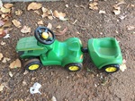 John Deere Mini Tractor & Trailer 