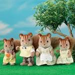 Sylvanian Walnut Squirrel Family