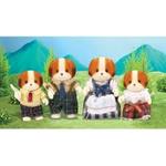 Sylvanian Chiffon Dog Family