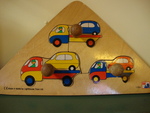 Triangle Knob Truck Puzzle