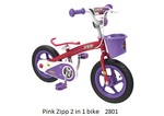 Pink Zipp 2 in 1 bike