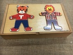 Dress Up Lion and Tiger Puzzle