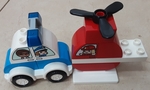 Duplo Mini Set- Helicopter & Police Set