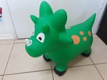Green Dino Rider