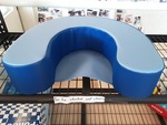 Blue Semi Circle Baby Support Foam