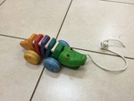 Pull along crocodile 