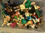 Box of people figures 