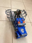 Jurassic park truck and dinosaur 