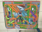 Hot wheels mat and cars