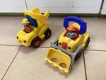 Little people Bulldozer and tip truck