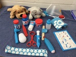 Treat pet vet play set