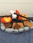 Imaginary play campfire 