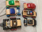 Wooden car set