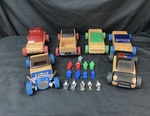 Wooden car set