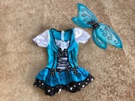 Dress Up blue dress and wings