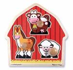 Barnyard Animals Puzzle- 3pcs