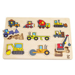 Construction Site Peg Puzzle- 10pcs 