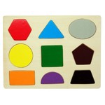 Wooden Shape Puzzle- 9pcs