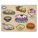 Food Knob Puzzles- 8pcs
