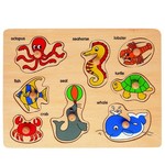 Sea Animals Knob Puzzle- 8pcs