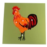 Rooster Knob Jigsaw- 5pcs