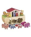Wooden Noah's Ark - 15 pcs